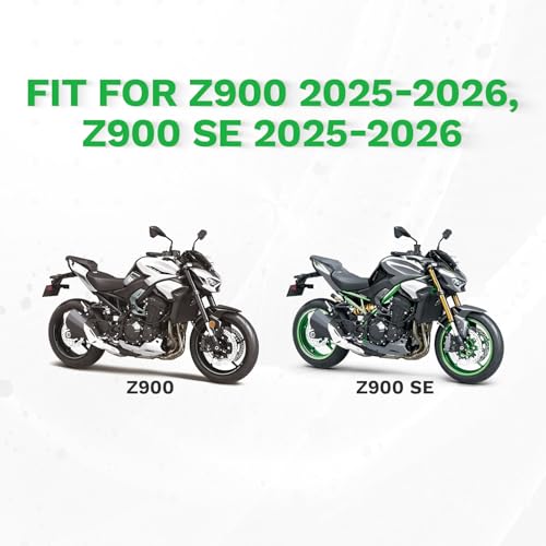 Rear Seat Cowl for Z900 Z900 SE 2025 2026, Mototcycle Tail Passenger Pillion Seat Cover Cowl Fairing Protector (Matte Black) - color: Matte Black