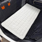 Dog Car Seat Cover for Back Seat, Plaid Backseat Pet Bed Mat, Non-Slip Travel Dog Bed for Backseat Extenders, 24.8" x 54", White - color: White