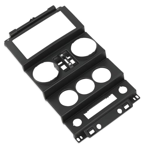 G-PLUS Dash Board Instrument Panel Dash Center Bezel Trim Compatible with Jeep Wrangler 2007 2008 2009 2010 - size: 2007-2010 Jeep Wrangler | Black
