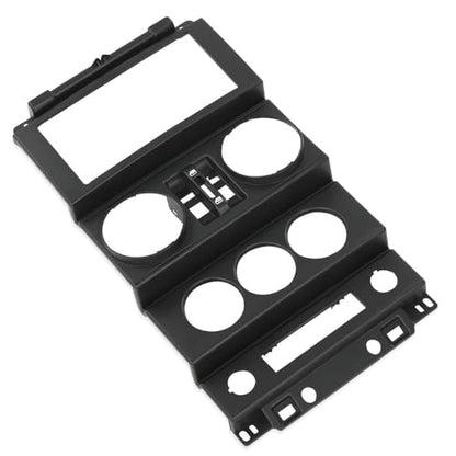 G-PLUS Dash Board Instrument Panel Dash Center Bezel Trim Compatible with Jeep Wrangler 2007 2008 2009 2010 - size: 2007-2010 Jeep Wrangler | Black