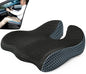 Car Seat Cushion, Broader Visibility with Wedge Design & Coccyx Sciatica Pain Relief with Ergonomic Design, Non-Slip Base,Breathable Mesh Cover, Memory Foam for Long Drive in Car Truck Van Motorhome