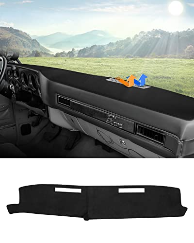 Autorder Dashboard Cover Mat for 1981-1991 Chevrolet Chevy C/K/R/V Series Blazer, GMC C/K/R/V Series Jimmy Accessories Dash Cover Flannel Dash Mat Sunshade Glare UV Rays Protector - size: 1981-1991 Chevy C/K/R/V