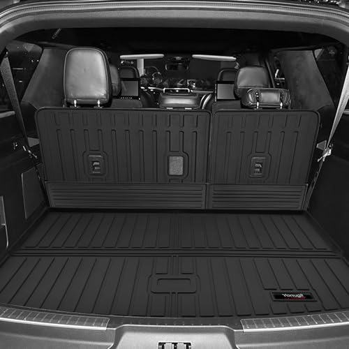 Custom for 2018-2024 Ford Expedition Max/Lincoln Navigator L Cargo Mats Trunk Liner All Weather TPE Protection Mat Accessories (for 18-24 Ford Expedition Max/Lincoln Navigator L) - color: for 18-24 Ford Expedition Max/Lincoln Navigator L