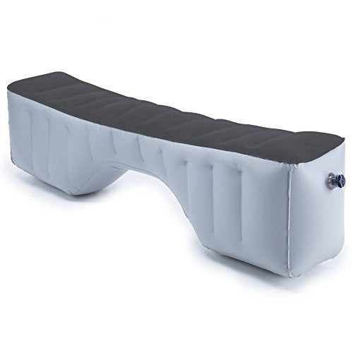 FMS Car Travel Inflatable Mattress Back Seat Gap Pad Air Bed Cushion Camping Air Couch Gray 51.18 * 10.63 * 14.57Inches - color: Grey