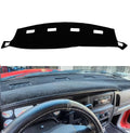Black Dashboard Cover Dash Cover Mat Compatible with 2002-2005 Dodge Ram 1500,2003-2005 2500/3500(Ram 02-05) - size: 2002-2005 Ram