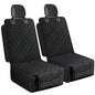 Dog Car Seat Cover, 2 Pack Waterproof Pet Front Seat Car Cover, Full Protection Dog Seat Protector with Side Flaps, Universal Size for Cars, Trucks, SUVs - size: 2 Pack