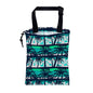 Car Garbage Bag Tropical Green Palm Trees Hanging Canvas Car Trash Bag Waterproof Drawstring Car Back Seat Organizer for Car Back Front Seat Console with Adjustable Buckle - color: Tropical Green Palm Trees