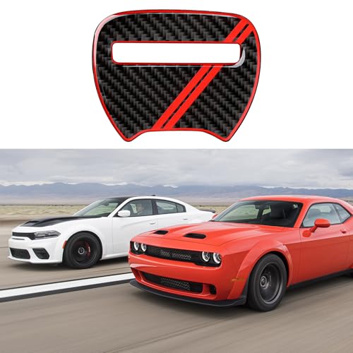 Car Decals for 2015-2023 Dodge Charger Accessories Interior Stickers - color: Steering Wheel Cover