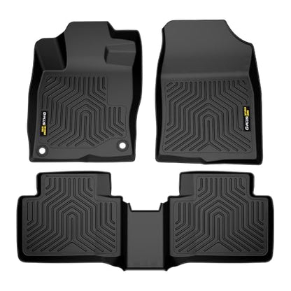 G-PLUS Cargo Liners Compatible with 2016-2021 Honda Civic Sedan/Hatchback 4-Door,Fit 2016-2021 Honda Civic Coupe 2 Door,Floor Liners Interior Accessories Floor Liner - size: Fit Honda Civic 16-21 | 3PCS