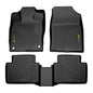 G-PLUS Cargo Liners Compatible with 2016-2021 Honda Civic Sedan/Hatchback 4-Door,Fit 2016-2021 Honda Civic Coupe 2 Door,Floor Liners Interior Accessories Floor Liner - size: Fit Honda Civic 16-21 | 3PCS
