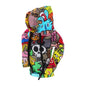 Universal 15.5x11cm/6.1"x4.33" Gear Shift Knob Cover Decoration Stick Shifting Handle Protector Polyester 1 Pc Skeleton Hoodie Style Orange Green Red