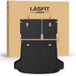 LASFIT Cargo Mat with Backrest Mat for Honda HRV 2023-2026 & for Acura ADX 2025-2026, All Weather TPE Custom Fit Trunk Mat Cargo Liner with Seatback Mat Accessories, Black
