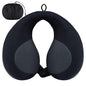 Kids Chin Supporting Travel Neck Pillow, Helps Support Head and Neck, Comfortably Designed for Head, Neck, and Chin Support - Ideal for Toddlers and Children,Black