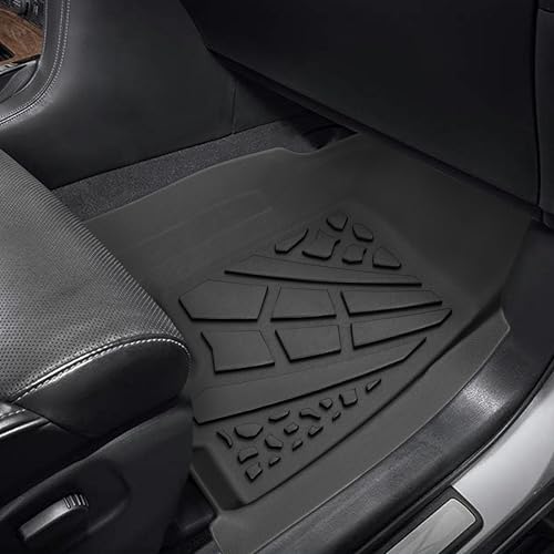 KARPAL Floor Mats for 1999-2007 Chevy Silverado/GMC Sierra 1500/2500/3500 Crew Cab / 2000-2006 Chevy Suburban/Cadillac Escalade/GMC Yukon XL, All-Weather TPE Custom Fit Floor Liners Car Accessories - style: 1999-2007 | For Chevy Silverado Crew Cab| 1st &