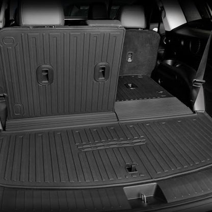 Floor Mats for Hyundai Palisade Gasoline 2026, All Weather Floor Mats Trunk Cargo Liner with Backrest Protectors Accessories, Full Coverage Set (Fit 7/8 Seats) - size: For Hyundai Palisade | 2026