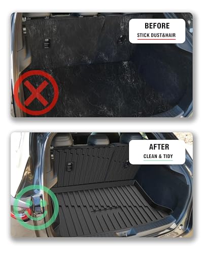 Cargo Liner Compatible with 2021-2025 Mazda CX-30 Trunk Mat Cargo Mat Back Seat Cover Protector(Backrest Mats+Trunk Mat) - size: FOR CX-30 2021-2025
