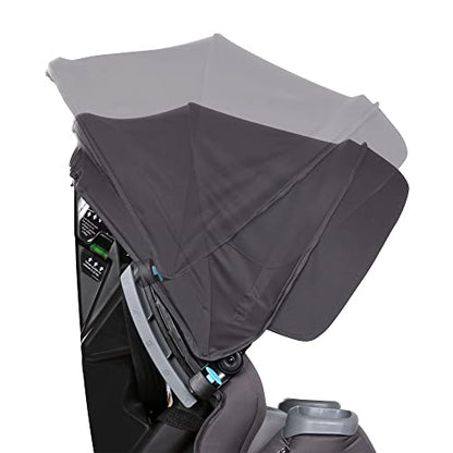 Baby Trend Cover Me 4-in-1 Car Seat Convertible Infant Toddler Rotating Safety Seat with Adjustable/Removable Canopy and 2 Cup Holders, Stormy Gray - color: Stormy Gray