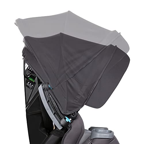 Baby Trend Cover Me 4-in-1 Car Seat Convertible Infant Toddler Rotating Safety Seat with Adjustable/Removable Canopy and 2 Cup Holders, Stormy Gray - color: Stormy Gray