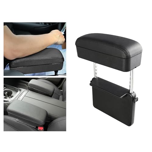 CDEFG Car Armrest Support Elbow Rest Pad Armrest Extender Console Storage Organizer Universal Fit for Most Cars