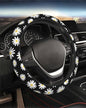 Steering Wheel Cover Accessories Neoprene Cover, Breathable Non-Slip Easy to Install Suitable for Women Men, 14.5-15.5 Inch for Car SUV Van Truck Universal - Persia Flower - color: Persia Flower