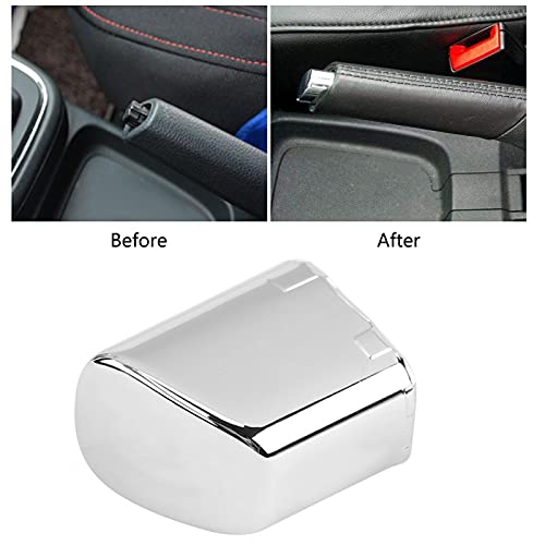 Handbrake Parking Button Cover, Metal and PVC Replacement Part C Class, E Class, G Class, ML Class, Compatible with Multiple 6RD711333A