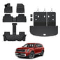Floor Mats for Kia Telluride 2020-2025, All Weather Floor Mats Trunk Cargo Liner with Backrest Protectors Accessories, Full Coverage Set (Fit 7/8 Seats) - size: For Kia Telluride | 2020-2025