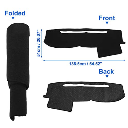 X AUTOHAUX Dashboard Covers for Toyota 4Runner 2003-2009 Dash Cover Mat Non-Slip Pad Protector Carpet