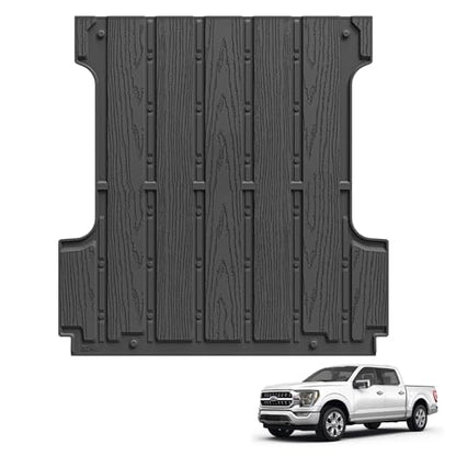 3W Bed Mat for Ford F-150 (5.5FT) 2015-2025 2026 Truck Bed (Include F150 Lightning 2024 2023 2022) All Weather Protector TPE Car Bed Liner Accessories Black - size: 1. Ford F-150|15-26|Truck Bed Mat