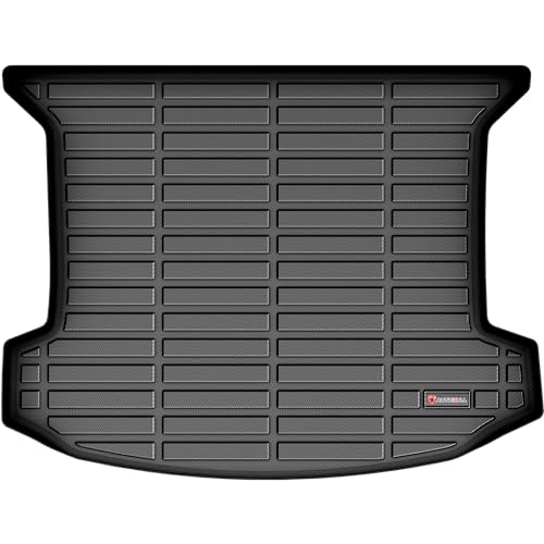 Cargo Liner Compatible with 2017-2024 Cadillac XT5 Cargo Mat，All Weather Protection Trunk Liner Rear Trunk mat，Black - style: 21)Cadillac XT5 2017-2024