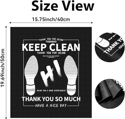 Disposable Car Floor Mats, Automotive Floor Mats Carpets Protector Cover, Universal Fit Auto Floor Mats, Protective Front Rear Floor Mat for Cars Details Vehicles Truck SUV, 18 x 20 inch (30pcs)