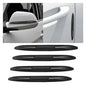 4PCS Car Door Edge Guards Car Side Door Protector, Rearview Anti-Collision Bumper Trim Guard Sticker, Auto Body Self Adhesive Anti-Scratch Strips for SUV Pickup Truck (Black)