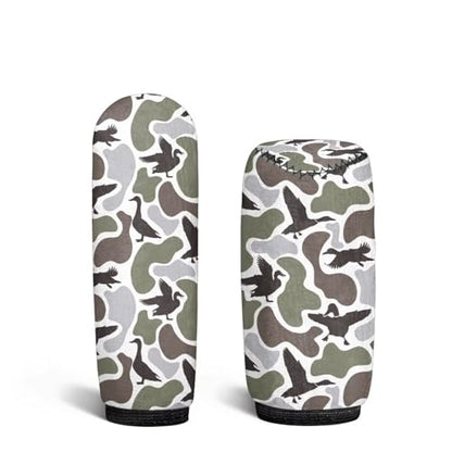 Handbrake and Gear Shift Knob Cover 2 Piece Automobile Hand Brake Cover Car Interior Accessories - color: Duck Camo Print-A