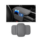 Car Center Console Cover, Vehicle Arm Rest Cover Cushion with 2 Storage Bags, Automotive Interior Armrest Box Middle Console Protector, Universal for SUV Sedan Truck (Grey)