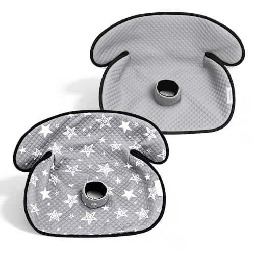 2 Pack Waterproof Baby Piddle Pads Carseat Potty Training Car Seat Protector, Waterproof Infant Car Seat Liner Cover to Prevent Pee, Leakproof and Washable (Gray Star) - color: Gray Star