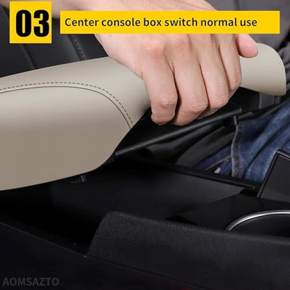 Console Covers for 2021 2022 2023 2024 Hyundai Elantra Armrest Covers for Hyundai Elantra (Automatic Brake Only, Not for Handbrake)