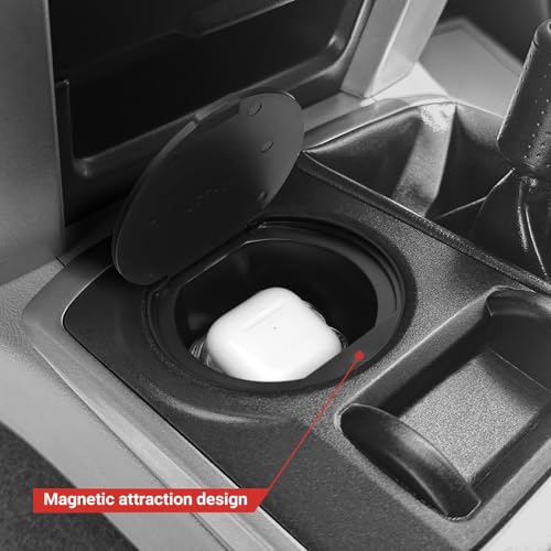Hellet Center Console Coin Box Organizer for Toyota 2010-2020 2021 2022 2023 2024 4Runner Accessories Armrest Insert ABS Plastic Cup Coin Holder Storage Box - size: for Toyota 2010-2024 4runner (Coin Box)