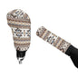 Southwest Aztec Tribal Auto Gear Shift Knob Cover Handbrake Grip Cover 2 Pcs Set Fit Most Cars Sedan SUV Van Truck Car Interior Accessiores for Women Men - color: Southwest Aztec Tribal