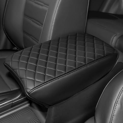 Center Console Armrest Cover Compatible with Honda 2017-2022 CRV (Include Hybrid) Accessories Leather Material Center Console Liner Protection - color: for Honda 2017-2022 CRV