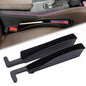 2 Packs Car Seat Gap Filler Organizer, Dual Slot Car Seat Gap Organizer, Gap Filler for Car, SUV, Trunk, Sedan Side Seat Gap Between Seat and Console, Car Seat Gap Plug with Storage Slot (Black)