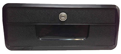 Pactrade Marine Lightweight Black ABS Plastic Lockable Glove Box Storage Compartment with Keys for Boat RV Truck - style: Black, with Keys