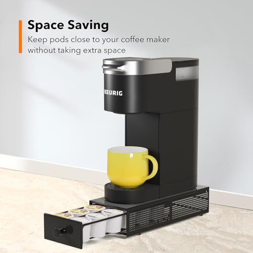 SICHEER K Cup Organization Storage Drawer Maker K Cup Holder Coffee Pod Organizer Stand Tray Counter Rack Countertop Maker Stand Capsules Compatible with Keurig Accessories Holds 12 Pods - size: 12 Pod Capacity