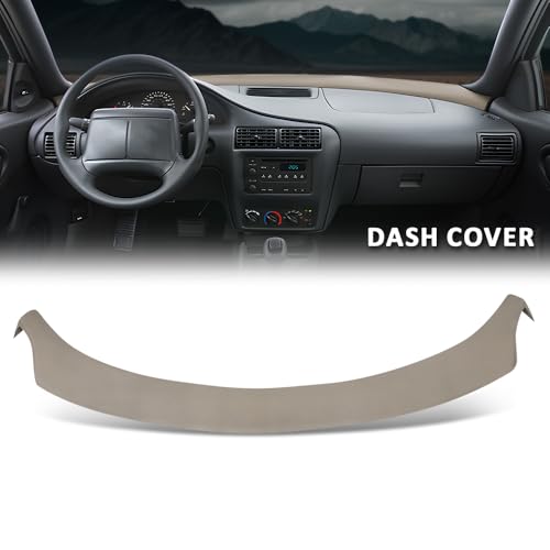 Dash Cover Dashboard Panel Compatible with Chevy Cavalier 1995-2005 Beige