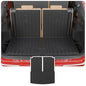 Cargo Mat Compatible with 2018-2025 2026 Volkswagen Atlas Trunk Mat Trunk Liner Cargo Liner (NOT for Cross Sport) Back Seat Cover 2024 VW Atlas Accessories (Trunk Mat with Backrest Mat) - style: For Volkswagen Atlas | 2018-2026
