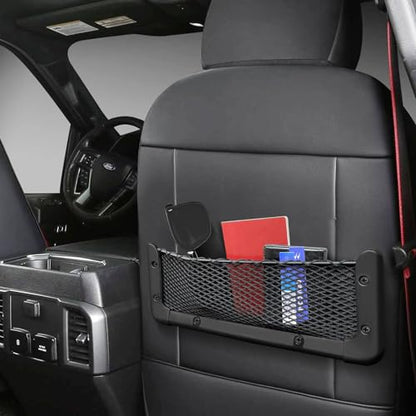 ABS Plastic Frame Automotive Cargo Nets Car Net Pocket Phone Car Mesh Net Holder RV Storage Boat Cargo Pocket Organizer Framed Mesh Net Pocket with Screws for Auto RV Net(2, 13.8 x 5.1 Inch) - size: 13.8 x 5.1 Inch