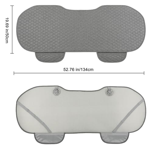 West Llama Linen Car Seat Covers,Bottom Seat Covers for Cars Include 1 Rear Bench Cover Universal Fits 90% Vehicles,SUVs,Cars,Sedans,Gray - color: C-Gray, size: 1 Rear Bench Seat Cover