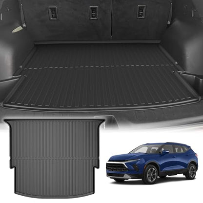 AOMSAZTO Cargo Liner for 2019-2025 2026 Chevy Blazer - All Weather Protection Trunk Mat Waterproof Custom Fit Car Accessories for Chevrolet Blazer (Not for EV) - size: Blazer 2019-2026