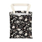 Hanging Car Garbage Bag, Cute Car Trash Can Bag, Automotive Accessories for Women Men Black White Peony Flowers - color: Black White Peony Flowers