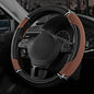 Road Comforts Leather Steering Wheel Cover - Made with PVC Leather - Anti-Slip Steering Wheel Cover Universal Fit Most 14 1/2 inches to 15 inches - Brown Color - color: Brown
