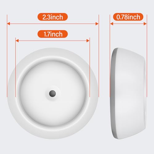 MAJAVI Baby Gate Wall Protector Wall Cups Protect Walls for Pressure Mounted Pet Dog Gate 4 Pack (4, Wall Cups White)