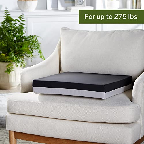 McKesson Seat Cushion for Wheelchairs and Office Chair, Foam/Gel, 18 in x 18 in x 3 in, 4 Count - size: 18x18x3 Inch (Pack of 4)